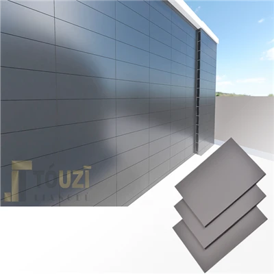 Afwerkingsstukken van aluminium wandpanelen|Grasafwerking / Champagneafwerking
